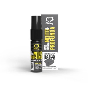 Garganta Muito+ Profunda Spray Facilitador do Oral Beijável Mentho-Lyptus Extra Forte