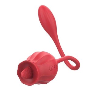 Rosa com Língua Estimuladora de Clitóris e Bullet