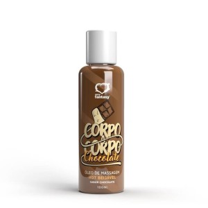Corpo a Corpo Óleo de Massagem Hot Beijável sabor Chocolate 100ML