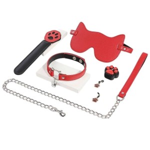 Kit 6 Itens Sado Erótico Bondage