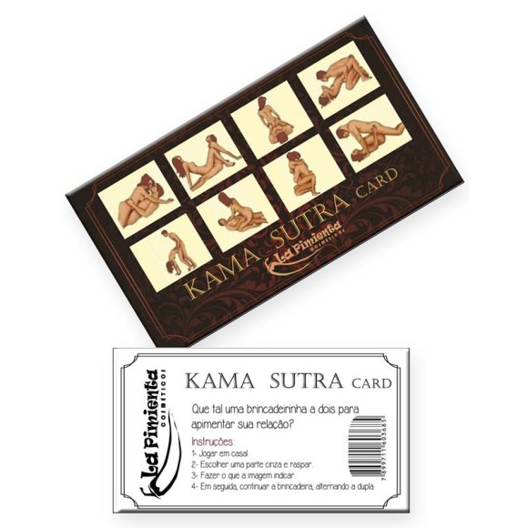 RASPADINHA KAMA SUTRA CARD (5 unidades)