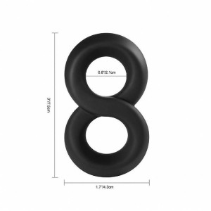 Anel Peniano Formato do Número 8 