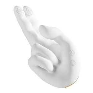 Vibrador 2 em 1 Golden Right Hand com 10 Modos de Vibração e Movimento