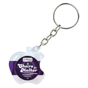 BOLINHA EXPLOSIVA CHEIRO DE MULHER CHAVEIRO  4G PAU BRASIL