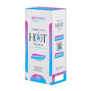 LUBRIFICANTE  HOT PREMIUM ALGODAO DOCE 60G LA PIMIENTA