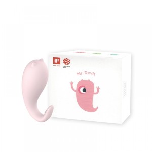 Cápsula Vibratória Recarregável com Controle por Aplicativo e 8 Modos de Vibração  DOCTOR WHALE