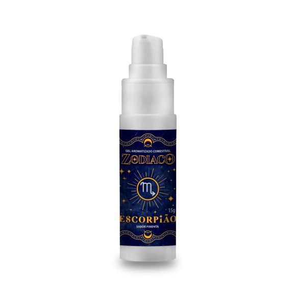ESCORPIÃO GEL EXTRA HOT COMESTÍVEL 15G LINHA ZODÍACO PEPPER BLEND