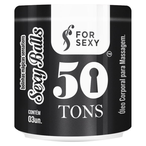 BOLINHAS SEXY BALLS 50 TONS 3 UNIDADES FOR SEXY
