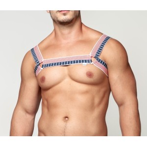 HARNESS EM ELÁSTICO AMÉRICA LISTRADOS SD CLOTHING
