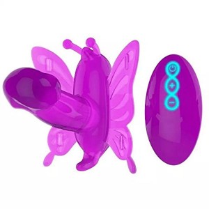 VIBRADOR BORBOLETA CONTROLE REMOTO DOUBLE VIBRATING BUTTERFLY DAN
