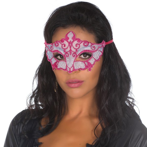 MÁSCARA PINK C/ BRANCO  PIMENTA SEXY