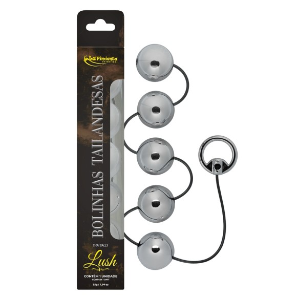 BOLINHAS TAILANDESA - LUSH - CROMADA