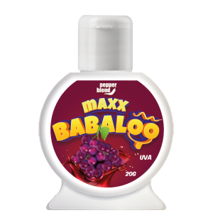 MAXX BABALOO GEL COMESTÍVEL UVA PARA SEXO ORAL 20G PEPPER BLEND