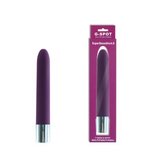  VIBRADOR PERSONAL 14,5cm C/ 10 VIBRAÇÕES E TEXTURA AVELUDADA ROXO GUANG