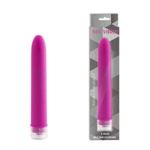 VIBRADOR PERSONAL 17,5cm MULTIVELOCIDADE E TEXTURA AVELUDADA