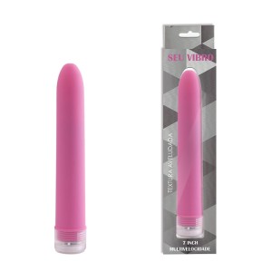 VIBRADOR PERSONAL 17,5cm MULTIVELOCIDADE E TEXTURA AVELUDADA