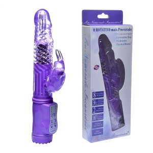 VIBRADOR JACK RABBIT ROTATIVO COM 8 FUNÇÕES DE ROTAÇÃO E 36 DE VIBRAÇÃO 