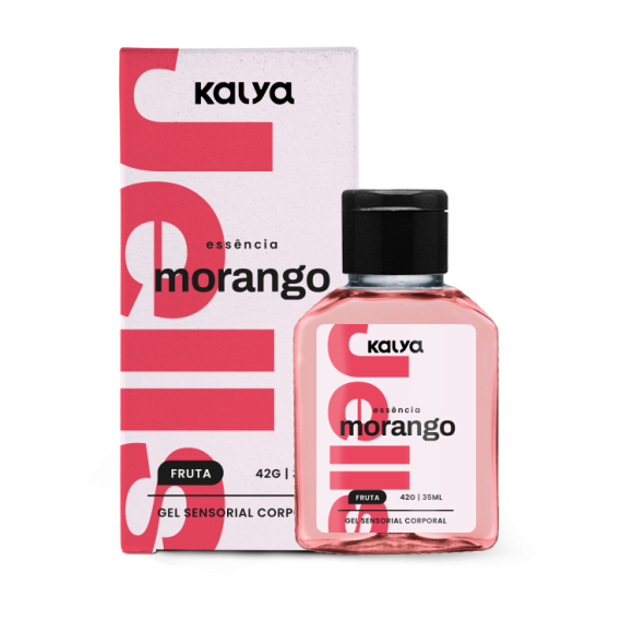 JELLS GEL BEIJÁVEL QUE ESQUENTA MORANGO 30ML KALYA