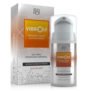 Vibrou! - Vibrador Líquido Com Efeito HOT - 17ml