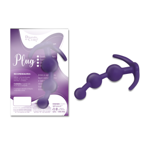 PLUG ANAL ESCALONADO ESFERA DIVERSÃO AO CUBO