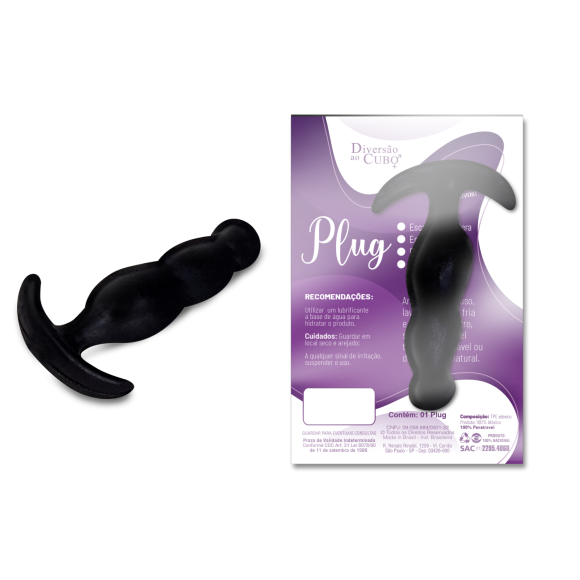 PLUG ANAL START COM BASE DE SEGURANÇA DIVERSÃO AO CUBO
