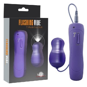 VIBRADOR MINI BULLET C/ LUZ FLASHING VIBE