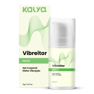 VIBROPLAY MENTA - Vibrador Gel Beijável