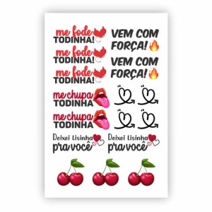 KIT TATTOO ME FODE TODINHA- SEDUX