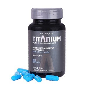 Titanium Alta Performance - Suplemento Alimentar Masculino em Cápsulas - 329mg