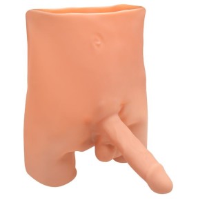 Short Cinta Com Pênis Maciço Cyber 19 X 5Cm Yaffa