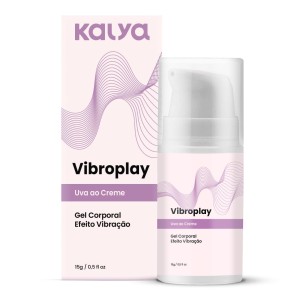 VIBROPLAY UVA AO CREME - Vibrador Gel Beijável