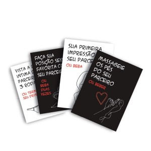 JOGO DE CARTAS DESEJOS E DRINKS - DIVERSÃO AO CUBO