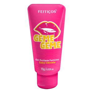 Geme Geme - Gel Excitante Feminino - Sabor Chiclete - 15g
