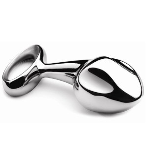 PLUG PARA PRÓSTATA DE AÇO LUXO PRATA DAN