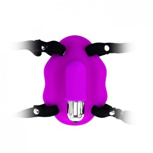 ESTIMULADOR CLITORIANO C/ 10 VIBRAÇÕES E CINTA ELÁSTICA AJUSTÁVEL  LOVE RIDER