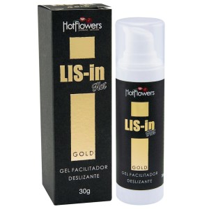 LIS-IN GOLD GEL ANAL FACILITADOR 30g HOT FLOWERS