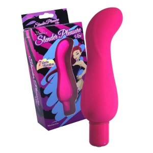 VIBRADOR SLENDER PLEASURE VIBE PONTO à Pilha