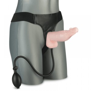 CINTA PENIANA COM PÊNIS INFLÁVEL - ULTRA HARNESS