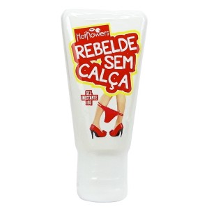 REBELDE SEM CALÇA GEL ANAL 15g HOT FLOWERS