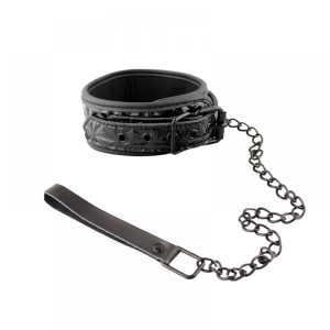 COLEIRA LUXURY FETISH COLLAR WIT LEASH
