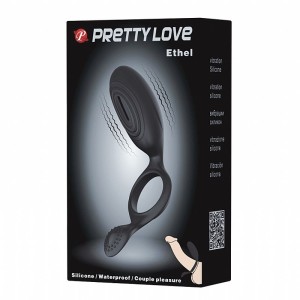ANEL PENIANO ETHEL DUPLO C/ VIBRADOR PRETTY LOVE DAN