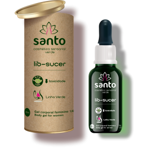 LIB-SUCER Gel Excitante Feminino Sugador de Clitóris 30ml - SANTO