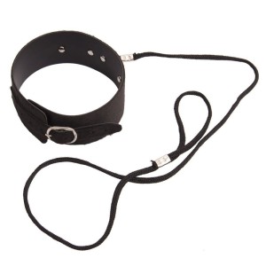 COLEIRA EM PELÚCIA COM GUIA 1m DOMINATRIXXX