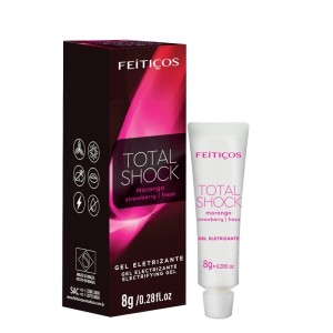 GEL ELETRIZANTE TOTAL SHOCK NATURAL 8g FEITIÇOS AROMÁTICOS