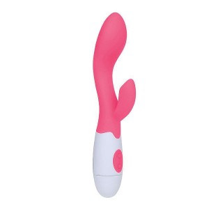Vibrador Ponto G com Estimulador de Clitóris à Pilha