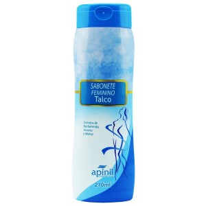 SABONETE ÍNTIMO FEMININO TALCO 210ML APINIL