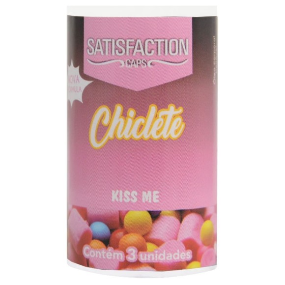 SATISFACTION KISS ME BOLINHA BEIJÁVEL CHICLETE 9G