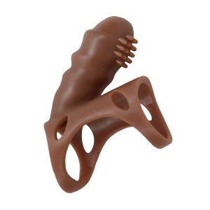 Anel Peniano Extendido com Estimulador de Clitóris com Vibro