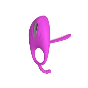 Anel vibratório com estimulação tripla ecarregável HARRIS