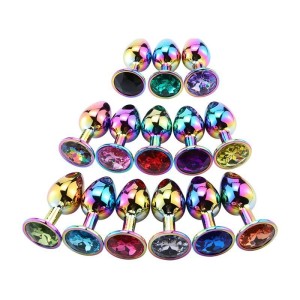 Plug Anal Rainbow Turquesa